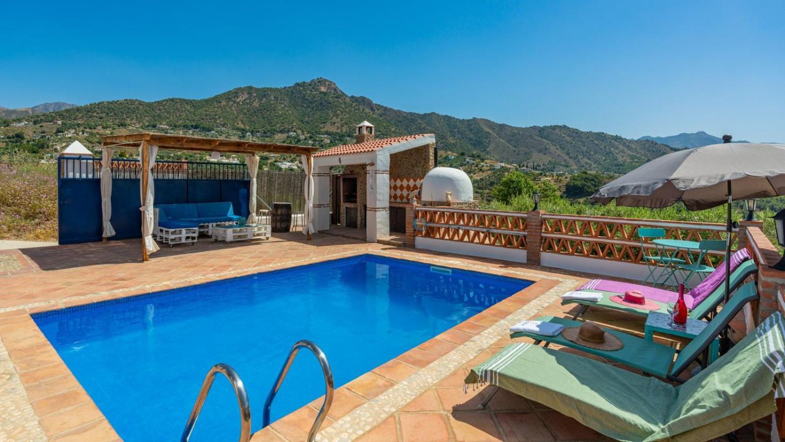 Cortijo El Mirador Frigiliana By Ruralidays Villa Eksteriør billede